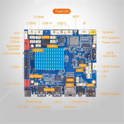 Купить H-3568 Умная материнская плата HMI Mali-G52 2EE Поддержка 1Tops вычислительной мощности Производство в сети