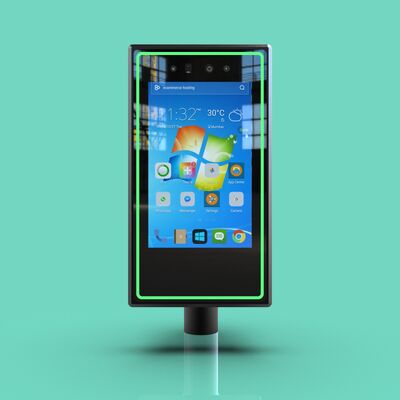 Купить Установленный стеной терминал распознавания лиц экран 700*1280 LCD 5 дюймов Производство в сети