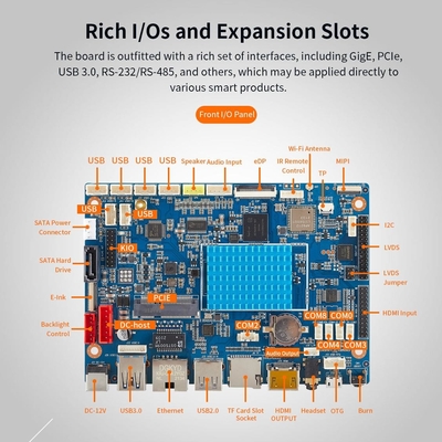 K-3566 Квартальный каркас ARM Cortex-A55 CPU 9 мм Ультратонкий дизайн для умных торговых автоматов