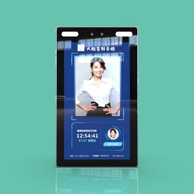 JP1306 13-дюймовый портрет настенный биометрический сканер лица Устройство контроля доступа Android-площадка с 4 ГБ оперативной памяти и 16 ГБ хранилища