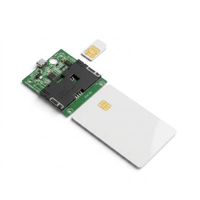 USB Type-C 2-в-1 модуль кард-ридера/райтер HID-драйвер без установки ISO14443A ISO7816