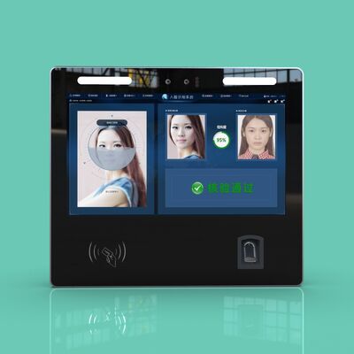 Настенная система контроля доступа к терминалу распознавания лица Android Black